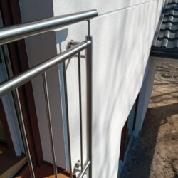 Balkon francuski ze stali nierdzewnej