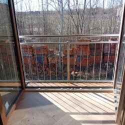 Balkon francuski ze stali nierdzewnej