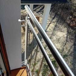 Balkon francuski ze stali nierdzewnej