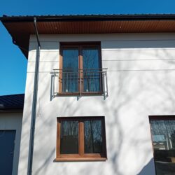 Balkon francuski ze stali nierdzewnej