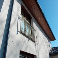 Balkon francuski ze stali nierdzewnej
