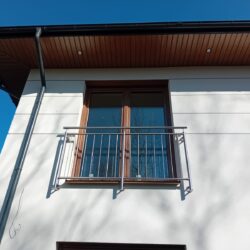 Balkon francuski ze stali nierdzewnej