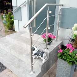 Balustrada nierdzewna zewnętrzna – nowoczesne i trwałe rozwiązanie