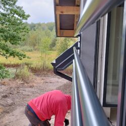 Balkon francuski ze stali czarnej