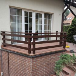 Balustrada aluminiowa w stylu klasycznym