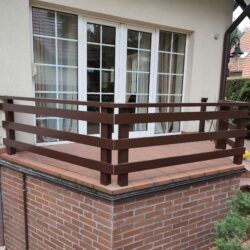 Balustrada aluminiowa w stylu klasycznym