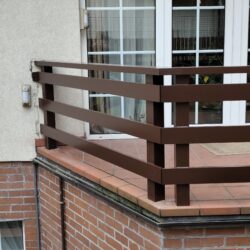 Balustrada aluminiowa w stylu klasycznym