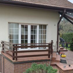 Balustrada aluminiowa w stylu klasycznym