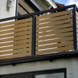 Balustrada aluminiowa dwukolorowa
