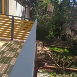 Balustrada aluminiowa dwukolorowa