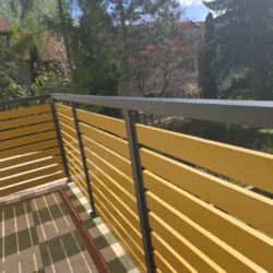 Balustrada aluminiowa dwukolorowa